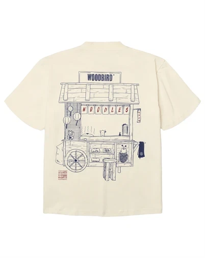 Woodbird - WBBalo Cart T-shirt - Off White